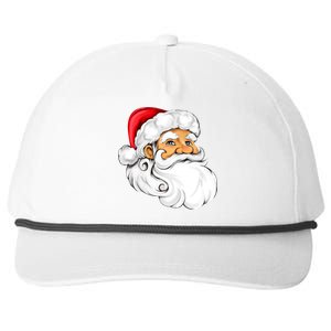 Santa Claus Head Snapback Five-Panel Rope Hat