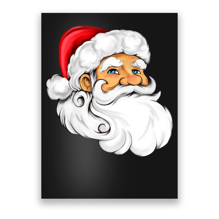 Santa Claus Head Poster