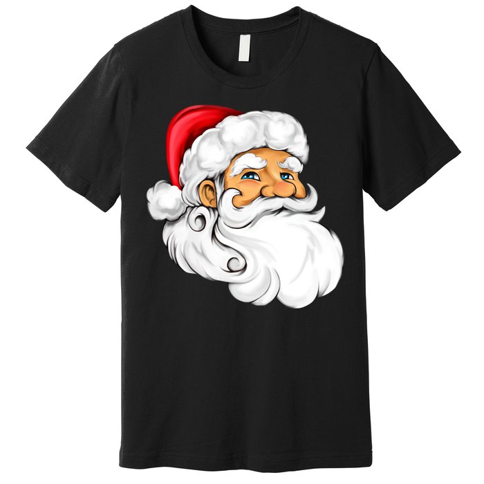 Santa Claus Head Premium T-Shirt