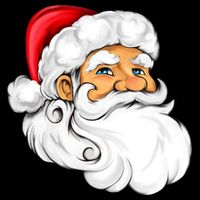 Santa Claus Head Baby Bodysuit