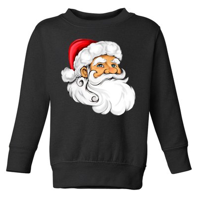 Santa Claus Head Toddler Sweatshirt