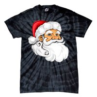 Santa Claus Head Tie-Dye T-Shirt