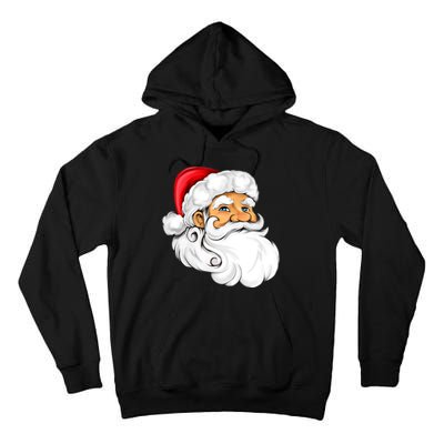 Santa Claus Head Tall Hoodie