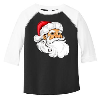 Santa Claus Head Toddler Fine Jersey T-Shirt