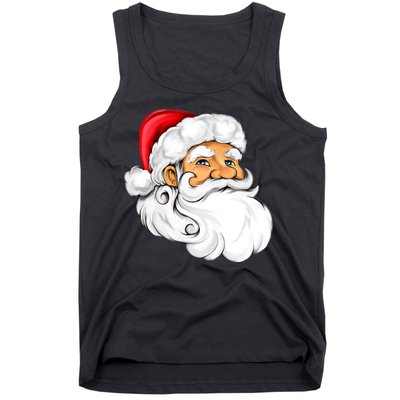 Santa Claus Head Tank Top