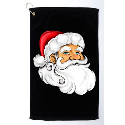 Santa Claus Head Platinum Collection Golf Towel