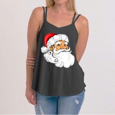 Santa Claus Head Women's Strappy Tank