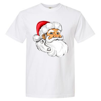 Santa Claus Head Garment-Dyed Heavyweight T-Shirt