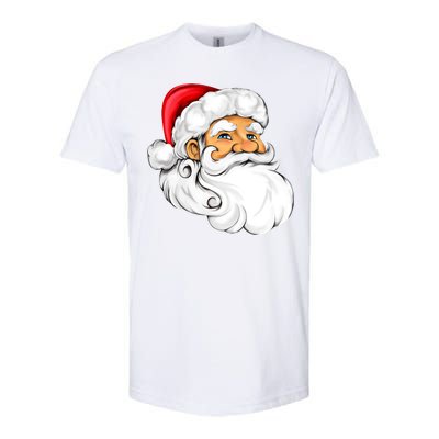 Santa Claus Head Softstyle CVC T-Shirt