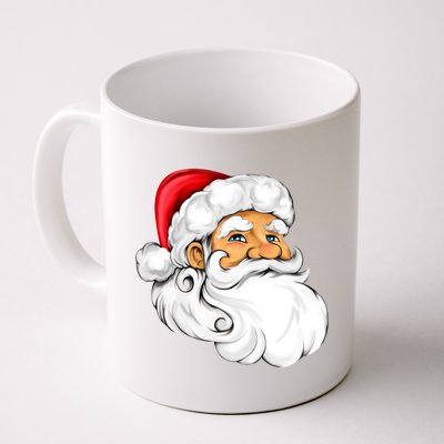 Santa Claus Head Coffee Mug