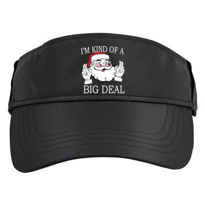 Santa Claus I'm Kind of A Big Deal Adult Drive Performance Visor