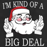 Santa Claus I'm Kind of A Big Deal Adult Drive Performance Visor