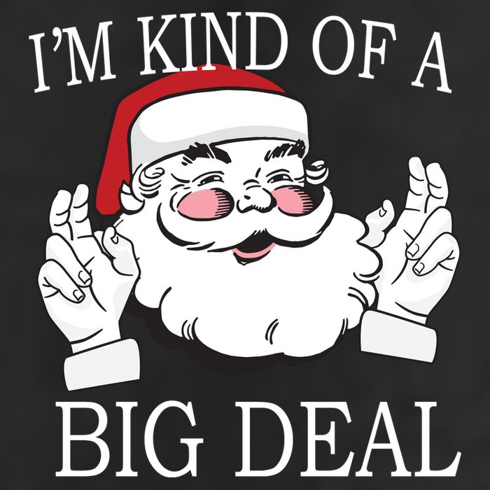 Santa Claus I'm Kind of A Big Deal Adult Drive Performance Visor