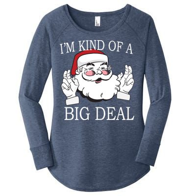 Santa Claus I'm Kind of A Big Deal Women's Perfect Tri Tunic Long Sleeve Shirt