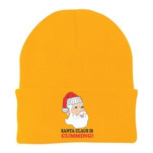 Santa Claus Is Cumming Dirty Humor Knit Cap Winter Beanie