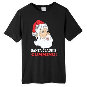 Santa Claus Is Cumming Dirty Humor Tall Fusion ChromaSoft Performance T-Shirt