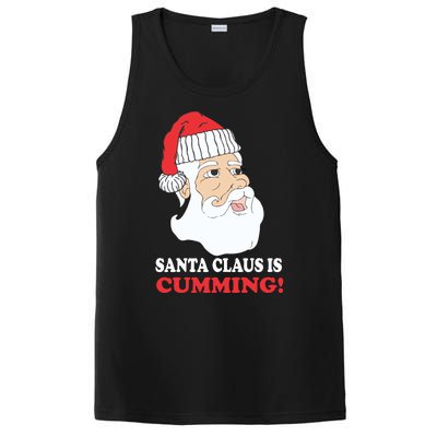 Santa Claus Is Cumming Dirty Humor PosiCharge Competitor Tank