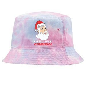 Santa Claus Is Cumming Dirty Humor Tie-Dyed Bucket Hat