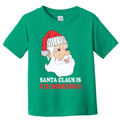 Santa Claus Is Cumming Dirty Humor Toddler T-Shirt