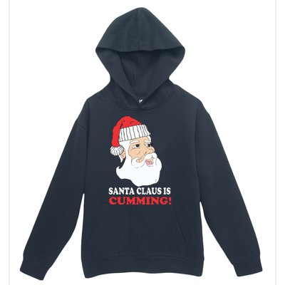 Santa Claus Is Cumming Dirty Humor Urban Pullover Hoodie