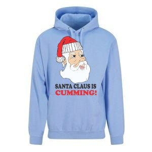 Santa Claus Is Cumming Dirty Humor Unisex Surf Hoodie