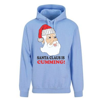 Santa Claus Is Cumming Dirty Humor Unisex Surf Hoodie