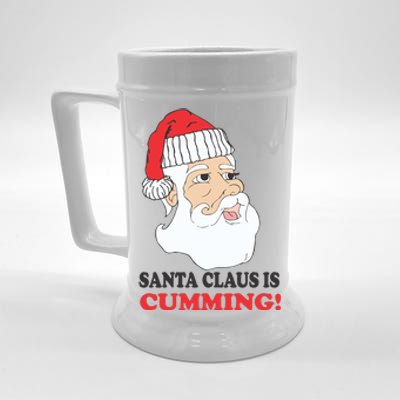 Santa Claus Is Cumming Dirty Humor Beer Stein