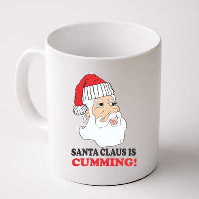 Santa Claus Is Cumming Dirty Humor Coffee Mug