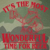 Santa Claus It's The Most Wonderful Time For A Beer Christmas Legacy Tie Dye Trucker Hat
