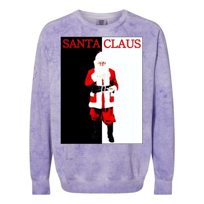 Santa Claus Mafia Movie Poster Christmas Colorblast Crewneck Sweatshirt