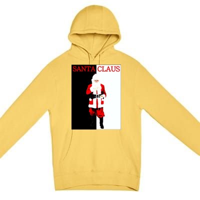 Santa Claus Mafia Movie Poster Christmas Premium Pullover Hoodie