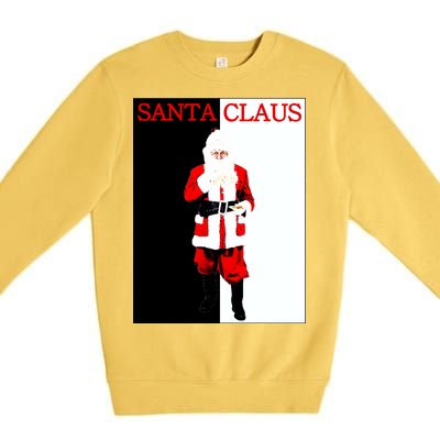 Santa Claus Mafia Movie Poster Christmas Premium Crewneck Sweatshirt