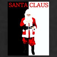 Santa Claus Mafia Movie Poster Christmas 7 Panel Mesh Trucker Snapback Hat