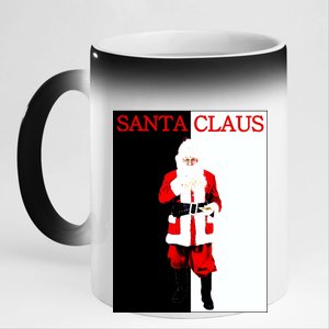 Santa Claus Mafia Movie Poster Christmas 11oz Black Color Changing Mug