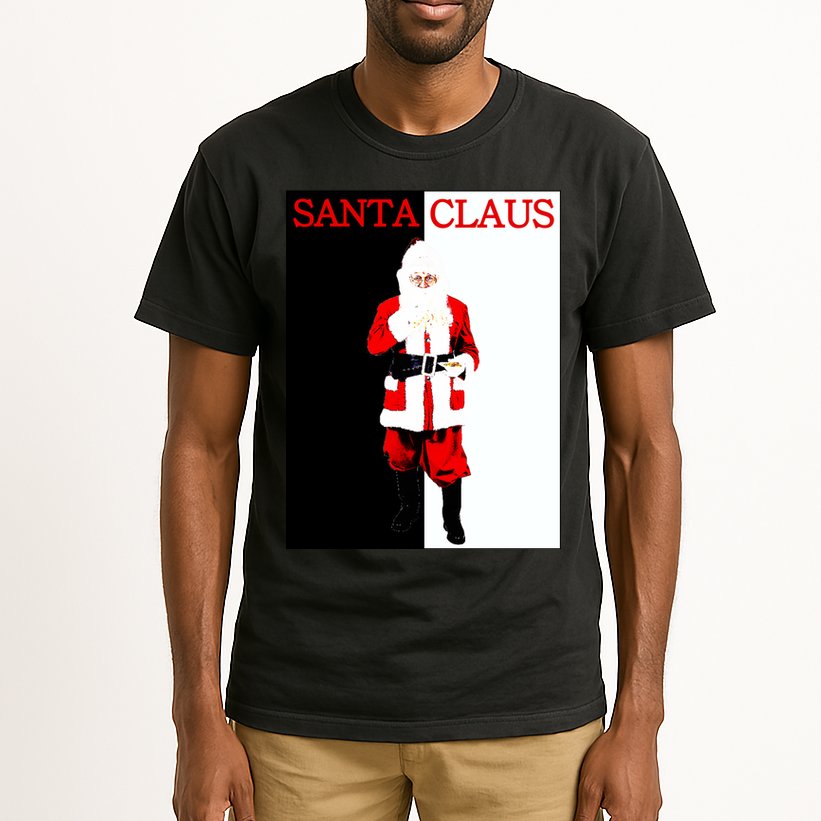 Santa Claus Mafia Movie Poster Christmas Tall T-Shirt