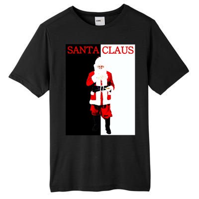 Santa Claus Mafia Movie Poster Christmas Tall Fusion ChromaSoft Performance T-Shirt