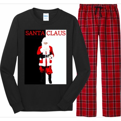 Santa Claus Mafia Movie Poster Christmas Long Sleeve Pajama Set