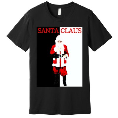 Santa Claus Mafia Movie Poster Christmas Premium T-Shirt