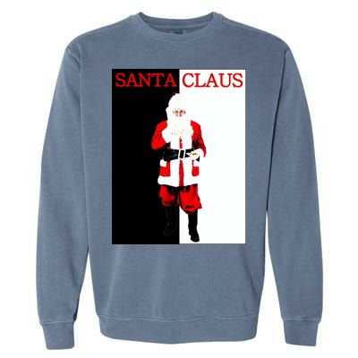 Santa Claus Mafia Movie Poster Christmas Garment-Dyed Sweatshirt