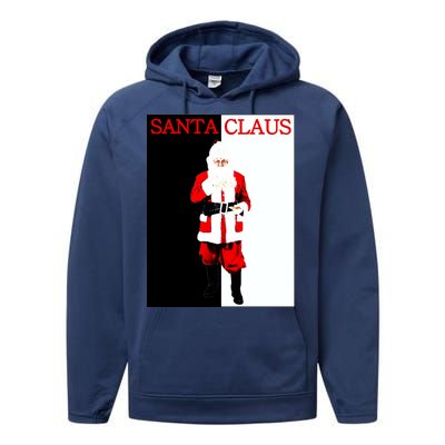 Santa Claus Mafia Movie Poster Christmas Performance Fleece Hoodie