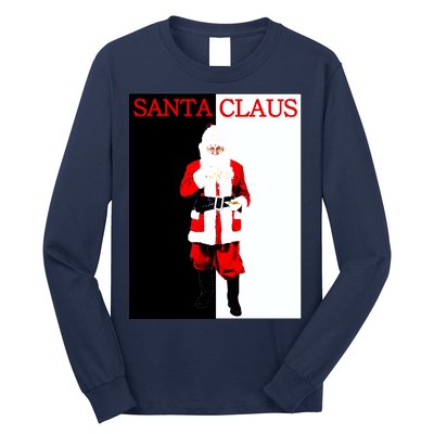 Santa Claus Mafia Movie Poster Christmas Long Sleeve Shirt