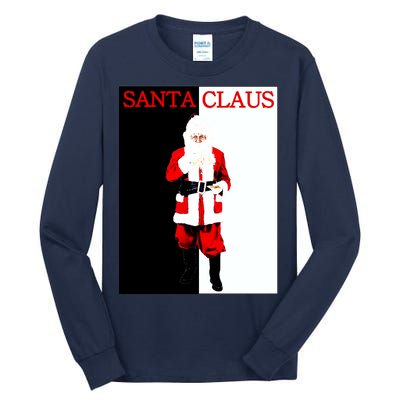 Santa Claus Mafia Movie Poster Christmas Tall Long Sleeve T-Shirt