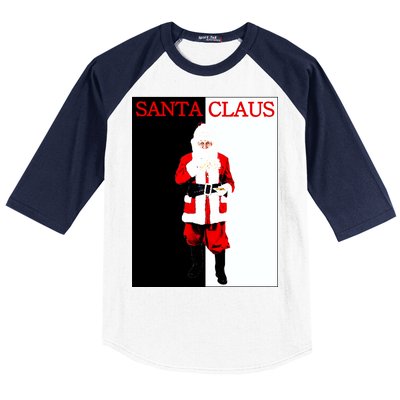 Santa Claus Mafia Movie Poster Christmas Baseball Sleeve Shirt