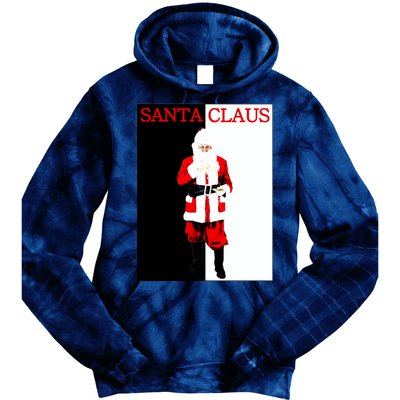 Santa Claus Mafia Movie Poster Christmas Tie Dye Hoodie