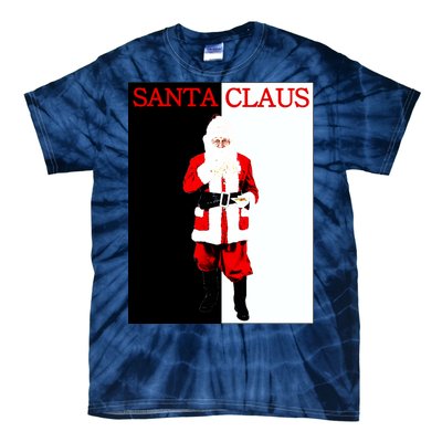 Santa Claus Mafia Movie Poster Christmas Tie-Dye T-Shirt