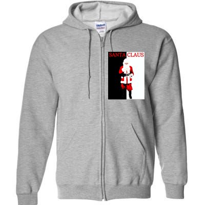 Santa Claus Mafia Movie Poster Christmas Full Zip Hoodie