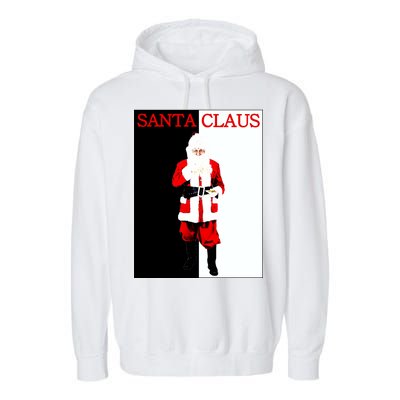 Santa Claus Mafia Movie Poster Christmas Garment-Dyed Fleece Hoodie