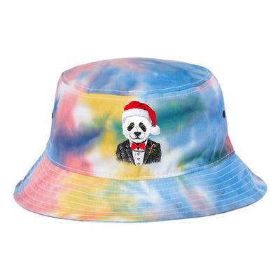 Santa Claus Panda Bear Tie Dye Newport Bucket Hat