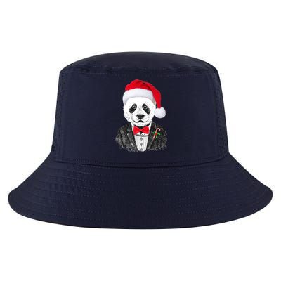 Santa Claus Panda Bear Cool Comfort Performance Bucket Hat