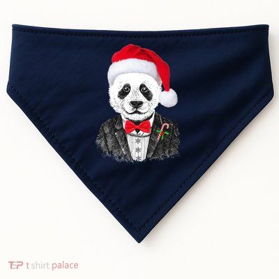 Santa Claus Panda Bear USA-Made Doggie Bandana